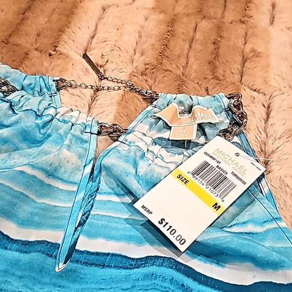 MICHAEL KORS TURQUOISE TANK - Picture 3 of 5